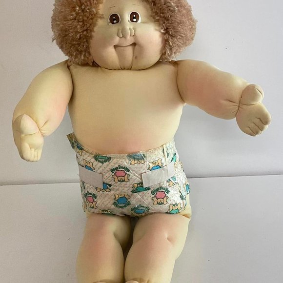 CABBAGE PATCH KIDS DOLL XAVIER ROBERTS LITTLE PEOPLE SOFT SCULPTURE BOY VINTAGE - Picture 12 of 12